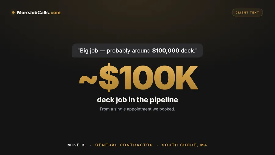 Dashboard: Mike B., general contractor